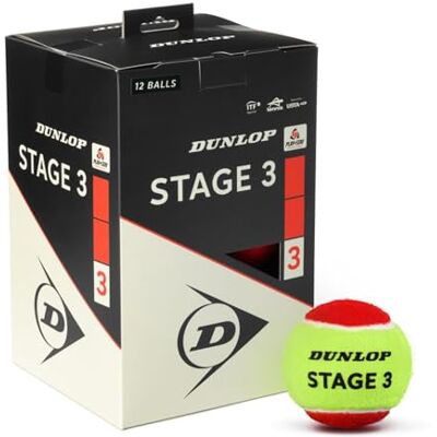 Dunlop Teniszlabdák Tb Stage 3 Vörös - Teniszlabdák Dunlop Teniszlabdák Tb Stage 3 Vörös - Teniszlabdák