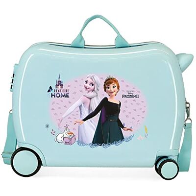 Disney Frozen Arendelle is Home Kinderkoffer, Blau, 50 x 38 x 20 cm, starr, ABS, seitlicher Zahlenkombinationsverschluss 38 l, 3 kg, 4 Handgepäckträger Disney Frozen Arendelle is Home Kinderkoffer, Blau, 50 x 38 x 20 cm, starr, ABS, seitlicher Zahlenkombinationsverschluss 38 l, 3 kg, 4 Handgepäckträger