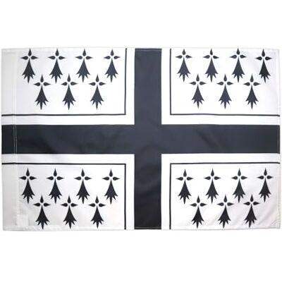 AZ FLAG Flagge Bretagne Marine 150x90 cm Bretagne Fahne 100% Polyester mit Messing-Ösen 110g AZ FLAG Flagge Bretagne Marine 150x90 cm Bretagne Fahne 100% Polyester mit Messing-Ösen 110g