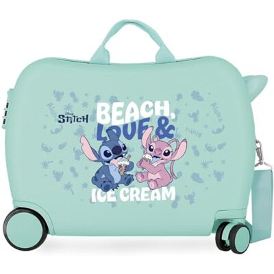 Disney Joumma Strand- & Love-Koffer für Kinder, Türkis, Blau, 45 x 31 x 20 cm, starr, ABS, 24,6 l, 1,76 kg, 2 Doppelräder, Handgepäck Disney Joumma Strand- & Love-Koffer für Kinder, Türkis, Blau, 45 x 31 x 20 cm, starr, ABS, 24,6 l, 1,76 kg, 2 Doppelräder, Handgepäck