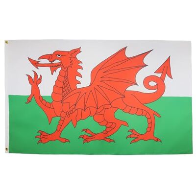 Az Flag Wales-zászló 250x150cm - Nagy walesi zászló 150x250cm - Új Az Flag Wales-zászló 250x150cm - Nagy walesi zászló 150x250cm - Új