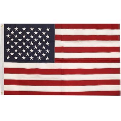 AZ FLAG US-Flagge Premium – 150 x 90 cm – Amerikanische Flagge genäht und bestickt aus 200D-Nylon mit integrierten Metallösen – 200 g AZ FLAG US-Flagge Premium – 150 x 90 cm – Amerikanische Flagge genäht und bestickt aus 200D-Nylon mit integrierten Metallösen – 200 g