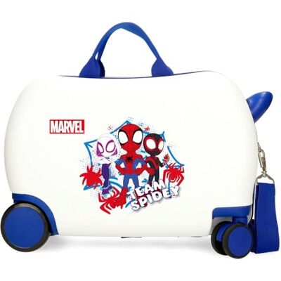 Marvel Disney Spidey Team-Gepäck – Kindergepäck, Jungen, Spidey-Handgepäck mit seitlichem Zahlenschloss und 4 Rädern ist aus ABS, einem stabilen und leichten Material. Marvel Disney Spidey Team-Gepäck – Kindergepäck, Jungen, Spidey-Handgepäck mit seitlichem Zahlenschloss und 4 Rädern ist aus ABS, einem stabilen und leichten Material.