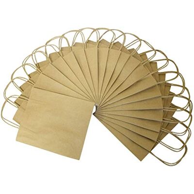Folia Idena 21210 - Kraft papírzacskók, 20 db, Természetes színű - Bevásárlószatyrok Folia Idena 21210 - Kraft papírzacskók, 20 db, Természetes színű - Bevásárlószatyrok