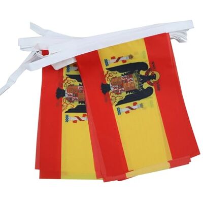 AZ FLAG Girlande 20 Flaggen Franco Spanien 1945-1977 Polyester, 21 x 15 cm AZ FLAG Girlande 20 Flaggen Franco Spanien 1945-1977 Polyester, 21 x 15 cm