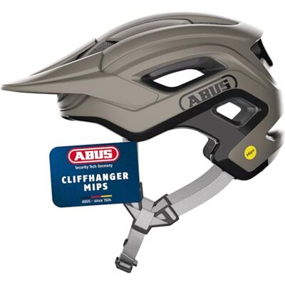ABUS MTB-Helm Cliffhanger MIPS Fahrradhelm für anspruchsvolle Trails mit MIPS Aufprallschutz & großen Lüftungsöffnungen für Damen und Herren Grau, Größe S ABUS MTB-Helm Cliffhanger MIPS Fahrradhelm für anspruchsvolle Trails mit MIPS Aufprallschutz & großen Lüftungsöffnungen für Damen und Herren Grau, Größe S