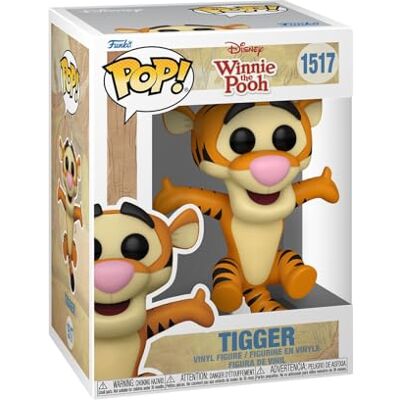 Funko POP! Disney: Winnie the Pooh Tigger Offizielles Cartoon/Animation Merch Vinyl Sammelfigur als Regal Deko Geschenkidee zum Geburtstag für Fans und Sammler Funko POP! Disney: Winnie the Pooh Tigger Offizielles Cartoon/Animation Merch Vinyl Sammelfigur als Regal Deko Geschenkidee zum Geburtstag für Fans und Sammler
