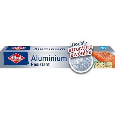 Albal alumínium tekercs - 20m - Tépésálló Albal alumínium tekercs - 20m - Tépésálló