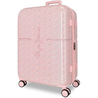 Pepe Jeans MIA Mittelgroßer Koffer, 48 x 70 x 28 cm, aus robustem ABS, integriertem TSA-Verschluss, 70L 3.7kg, 4 Doppelrollen, von Joumma Bags, Hellrosa Pepe Jeans MIA Mittelgroßer Koffer, 48 x 70 x 28 cm, aus robustem ABS, integriertem TSA-Verschluss, 70L 3.7kg, 4 Doppelrollen, von Joumma Bags, Hellrosa