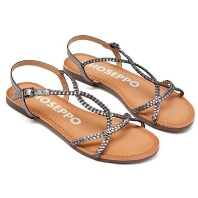 GIOSEPPO Damen Nioak Sandale, Bleifarben, 36 EU GIOSEPPO Damen Nioak Sandale, Bleifarben, 36 EU