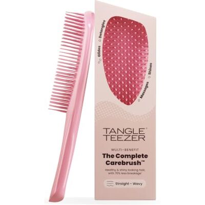 Tangle Teezer The Complete Carebrush – glattes bis welliges Haar Bürste f. ges. Haar Zweist. Borsten Glättet Verleiht Glanz Massiert Entwirrt Satinrosé Nasses & trockenes Haar Tangle Teezer The Complete Carebrush – glattes bis welliges Haar Bürste f. ges. Haar Zweist. Borsten Glättet Verleiht Glanz Massiert Entwirrt Satinrosé Nasses & trockenes Haar