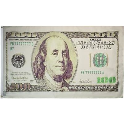 AZ FLAG Flagge Amerikanische Karte Von 100 Dollar 150x90 cm Us-Dollar Fahne 100% Polyester mit Messing-Ösen 110g AZ FLAG Flagge Amerikanische Karte Von 100 Dollar 150x90 cm Us-Dollar Fahne 100% Polyester mit Messing-Ösen 110g