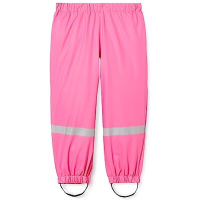 Playshoes Matschhose Regenlatzhose Ungefüttert Unisex Kinder Wind- und wasserdichte Regenhose Regenbekleidung, pink Bundhose, 104 Playshoes Matschhose Regenlatzhose Ungefüttert Unisex Kinder Wind- und wasserdichte Regenhose Regenbekleidung, pink Bundhose, 104