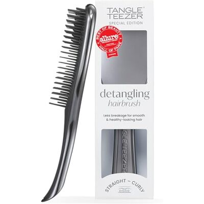 Tangle Teezer Chrome Ultimate Detangler Bürste für nasses und trockenes Haar, beseitigt Knoten und reduziert Haarbruch für glattes bis lockiges Haar, Mitternachtssilber Tangle Teezer Chrome Ultimate Detangler Bürste für nasses und trockenes Haar, beseitigt Knoten und reduziert Haarbruch für glattes bis lockiges Haar, Mitternachtssilber
