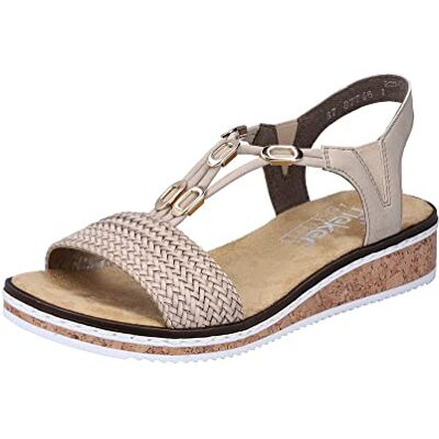 Rieker Damen V3662 Sandale, Cliff Ginger V3662 62, 38 EU Rieker Damen V3662 Sandale, Cliff Ginger V3662 62, 38 EU