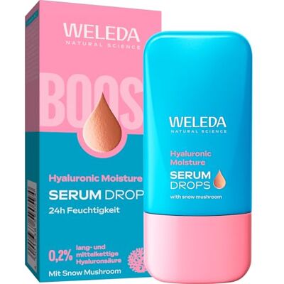 WELEDA Hyaluronic Moisture Serum Drops 30ml Snow Mushroom vegan Bio Glow WELEDA Hyaluronic Moisture Serum Drops 30ml Snow Mushroom vegan Bio Glow