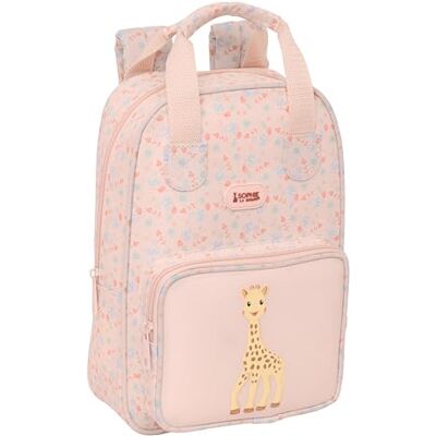 safta SOPHIE LA GIRAFE JOY Kinderrucksack mit Griffen, einfache Reinigung, ideal für Kinder verschiedener Altersgruppen, bequem und vielseitig, Qualität und Widerstandsfähigkeit, 20 x 8 x 28 cm, Lachs safta SOPHIE LA GIRAFE JOY Kinderrucksack mit Griffen, einfache Reinigung, ideal für Kinder verschiedener Altersgruppen, bequem und vielseitig, Qualität und Widerstandsfähigkeit, 20 x 8 x 28 cm, Lachs