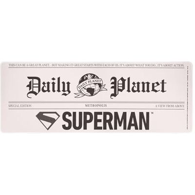 Paladone Daily Planet Schreibtischunterlage von Superman, offiziell lizenziertes DC, rutschfestes Gummi-Mauspad, Comicbuch-Design, perfekt zum Spielen, Arbeiten oder Surfen, Heimbüro-Zubehör Paladone Daily Planet Schreibtischunterlage von Superman, offiziell lizenziertes DC, rutschfestes Gummi-Mauspad, Comicbuch-Design, perfekt zum Spielen, Arbeiten oder Surfen, Heimbüro-Zubehör