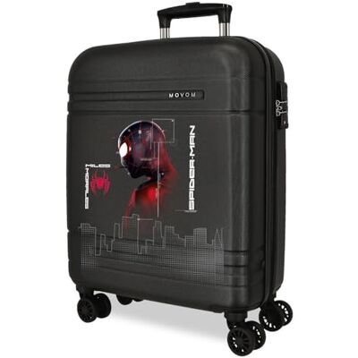 Marvel Joumma Spiderman Technology Kabinenkoffer, schwarz, 40 x 55 x 20 cm, starrer ABS-Verschluss, TSA 37L 2.8kg, 4 Doppelrollen Marvel Joumma Spiderman Technology Kabinenkoffer, schwarz, 40 x 55 x 20 cm, starrer ABS-Verschluss, TSA 37L 2.8kg, 4 Doppelrollen