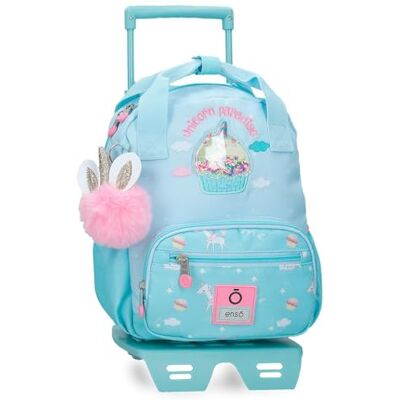 Enso Unicorn Paradise Freizeitrucksack Türkisblau 30x38x12 cm Polyester 13,7L Enso Unicorn Paradise Freizeitrucksack Türkisblau 30x38x12 cm Polyester 13,7L