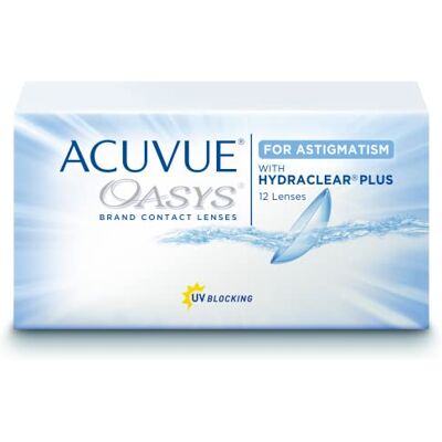 Acuvue Oasys for Astigmatism 2-Wochenlinsen weich, 12 Stück/BC 8.6 mm/DIA 14.5 / CYL -0.75 / Achse 100 / -8 Dioptrien Acuvue Oasys for Astigmatism 2-Wochenlinsen weich, 12 Stück/BC 8.6 mm/DIA 14.5 / CYL -0.75 / Achse 100 / -8 Dioptrien