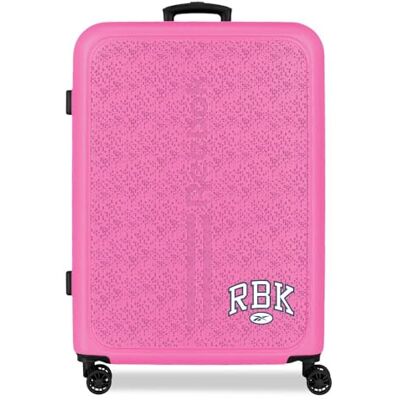 Reebok Chicago Koffer, 46 x 65 x 25 cm, Robustes ABS-Kombinationsschloss, integriert, 56L 4kg, 4 Doppelräder, von Joumma Bags, Rosa Reebok Chicago Koffer, 46 x 65 x 25 cm, Robustes ABS-Kombinationsschloss, integriert, 56L 4kg, 4 Doppelräder, von Joumma Bags, Rosa