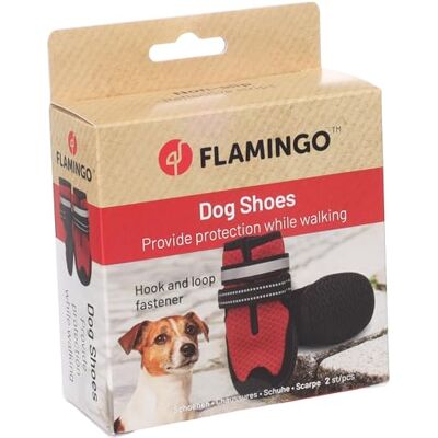 Flamingo hundeschuhe Gayo 2 Stück rot XS 6,2x5,9x11,9 cm atmungsaktives Mesh Harte Sohle rutschfest reflektierend Flamingo hundeschuhe Gayo 2 Stück rot XS 6,2x5,9x11,9 cm atmungsaktives Mesh Harte Sohle rutschfest reflektierend