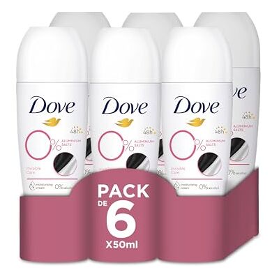 Dove Roll-on Original ohne Aluminium/Alkohol, (für 24h Schutz mit 1/4 Pflegecreme) 6er Pack (6 x 50 ml) Dove Roll-on Original ohne Aluminium/Alkohol, (für 24h Schutz mit 1/4 Pflegecreme) 6er Pack (6 x 50 ml)