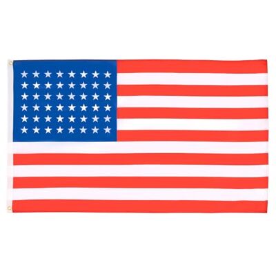 AZ FLAG Flagge Usa 48 Sterne 90x60 cm Vereinigten Staaten Von Amerika Fahne 100% Polyester mit Messing-Ösen 50g AZ FLAG Flagge Usa 48 Sterne 90x60 cm Vereinigten Staaten Von Amerika Fahne 100% Polyester mit Messing-Ösen 50g