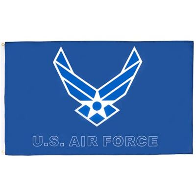 AZ FLAG Flagge United States Air Force Der Usa 150x90 cm Luftstreitkraft Der Streitkräfte Der Vereinigten Staaten Fahne 100% Polyester mit Messing-Ösen 110g AZ FLAG Flagge United States Air Force Der Usa 150x90 cm Luftstreitkraft Der Streitkräfte Der Vereinigten Staaten Fahne 100% Polyester mit Messing-Ösen 110g