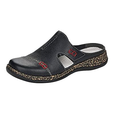 Rieker Damen 46362 Clogs, Black 00, 41 EU Rieker Damen 46362 Clogs, Black 00, 41 EU