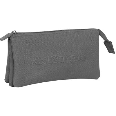 safta Kappa Basics Federmäppchen für Kinder, ideal für Kinder im Schulalter, bequem und vielseitig, Qualität und Widerstandsfähigkeit, 22 x 3 x 12 cm, grau, M, Casual safta Kappa Basics Federmäppchen für Kinder, ideal für Kinder im Schulalter, bequem und vielseitig, Qualität und Widerstandsfähigkeit, 22 x 3 x 12 cm, grau, M, Casual