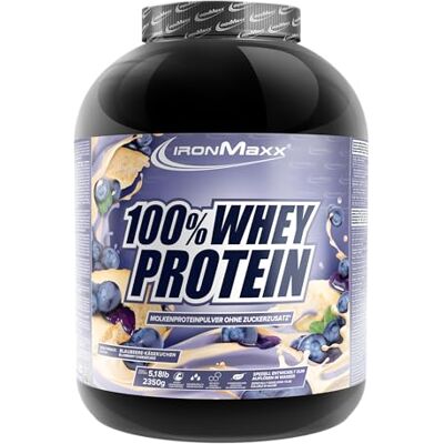 IronMaxx 100% Tejproteinpor Kékáfonya Sajttorta 2,35kg - Fehérjepor IronMaxx 100% Tejproteinpor Kékáfonya Sajttorta 2,35kg - Fehérjepor