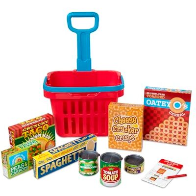 Melissa & Doug Einkaufskorb mit Zubehör Melissa & Doug Einkaufskorb mit Zubehör