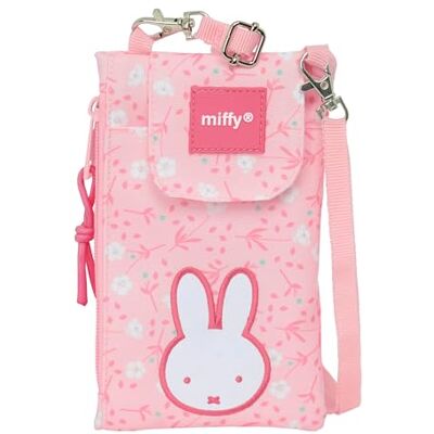 safta MIFFY FLORES Geldbörse für Handy, bequem und vielseitig, Qualität und Widerstandsfähigkeit, 19 x 10 cm, Pink, M, Casual safta MIFFY FLORES Geldbörse für Handy, bequem und vielseitig, Qualität und Widerstandsfähigkeit, 19 x 10 cm, Pink, M, Casual