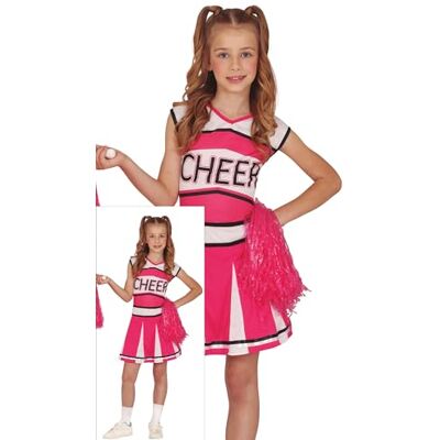 Rózsaszín cheerleader jelmez lányoknak - Jelmez Rózsaszín cheerleader jelmez lányoknak - Jelmez