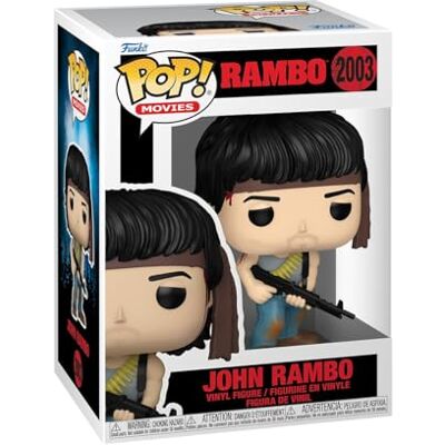 Funko POP Movies: Rambo First Blood John Rambo Offizieller Fanartikel und Merch Vinyl Sammelfigur als Regal Deko Geschenkidee zum Geburtstag für Fans und Sammler Funko POP Movies: Rambo First Blood John Rambo Offizieller Fanartikel und Merch Vinyl Sammelfigur als Regal Deko Geschenkidee zum Geburtstag für Fans und Sammler
