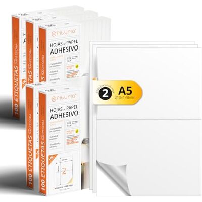 Folios A4 Öntapadós Fehér Címkék - Készíts Saját Matricákat - Nyomtatható Címkék Folios A4 Öntapadós Fehér Címkék - Készíts Saját Matricákat - Nyomtatható Címkék