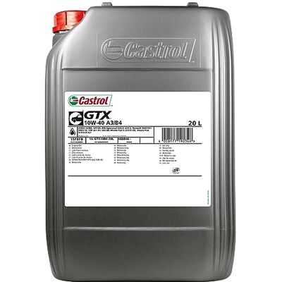 Castrol GTX 10W-40 A3/B4 Motoröl, 20L Castrol GTX 10W-40 A3/B4 Motoröl, 20L