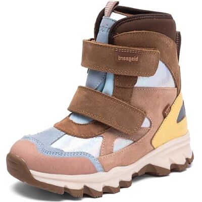 Bisgaard 64203.224 2033 Schlupfstiefel Leder & Textil Unisex in grün-kombi Bisgaard 64203.224 2033 Schlupfstiefel Leder & Textil Unisex in grün-kombi