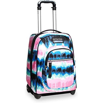 Seven Trolley, 2 in 1, Schulranzen mit Rollen, Rucksack mit Trolleyfunktion für Kinder, ab 1. Klasse, für Schule, Reisen, Mädchen&Jungen, pink/blau, SHADECOL Girl Seven Trolley, 2 in 1, Schulranzen mit Rollen, Rucksack mit Trolleyfunktion für Kinder, ab 1. Klasse, für Schule, Reisen, Mädchen&Jungen, pink/blau, SHADECOL Girl