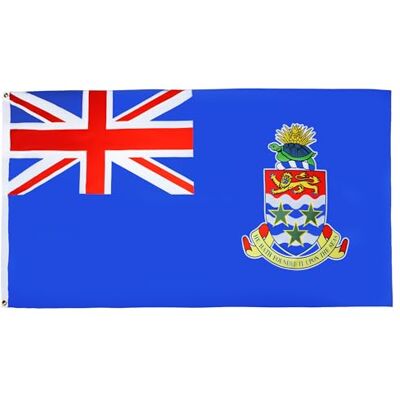 AZ FLAG Flagge Cayman Islands 150x90 cm Englische Fahne 100% Polyester mit Messing-Ösen 110g AZ FLAG Flagge Cayman Islands 150x90 cm Englische Fahne 100% Polyester mit Messing-Ösen 110g