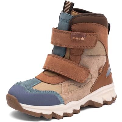 Bisgaard 64203.224 2033 Schlupfstiefel Leder & Textil Unisex in grün-kombi Bisgaard 64203.224 2033 Schlupfstiefel Leder & Textil Unisex in grün-kombi