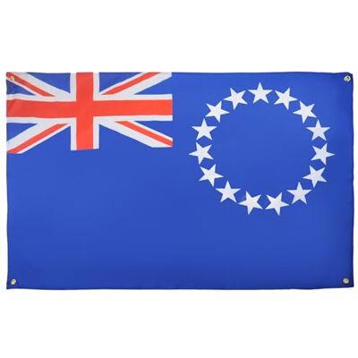 AZ FLAG Flagge Cookies-Inseln, 150 x 90 cm, mit 4 Ösen, Cookie-Pavillon für Balkon oder Wand AZ FLAG Flagge Cookies-Inseln, 150 x 90 cm, mit 4 Ösen, Cookie-Pavillon für Balkon oder Wand