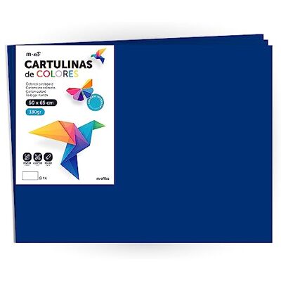 M-OFFICE Színkarton - 50x65cm, Sötétkék, 180g - Színkarton M-OFFICE Színkarton - 50x65cm, Sötétkék, 180g - Színkarton