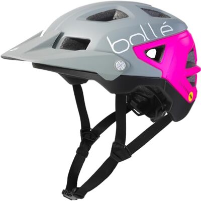 Bollé Trackdown MIPS, Matte Grey & Neon Pink, No Lens Reference, Large, Bike Helmets, Unisex, Adult Bollé Trackdown MIPS, Matte Grey & Neon Pink, No Lens Reference, Large, Bike Helmets, Unisex, Adult