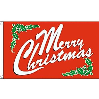 AZ FLAG Flagge Fröhliche Weihnachten 90x60 cm Frohe Weihnachten Fahne 100% Polyester mit Messing-Ösen 50g AZ FLAG Flagge Fröhliche Weihnachten 90x60 cm Frohe Weihnachten Fahne 100% Polyester mit Messing-Ösen 50g