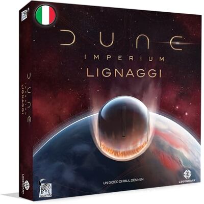 Asmodee Dune Imperium: Lignaggi, Erweiterung Brettspiel für Dune Imperium und Dune Imperium: Insurrezione, italienische Ausgabe Asmodee Dune Imperium: Lignaggi, Erweiterung Brettspiel für Dune Imperium und Dune Imperium: Insurrezione, italienische Ausgabe