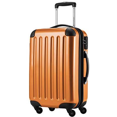 Hauptstadtkoffer Alex Handgepäck Koffer 55x38x23 cm, 42 L, Zahlenschloss, erweiterbarer Hartschalen Trolley aus PC ABS, 3,2 kg, 4 Doppelrollen, Orange Hauptstadtkoffer Alex Handgepäck Koffer 55x38x23 cm, 42 L, Zahlenschloss, erweiterbarer Hartschalen Trolley aus PC ABS, 3,2 kg, 4 Doppelrollen, Orange