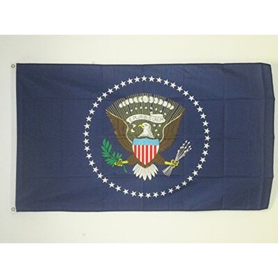 AZ FLAG Flagge USA Präsident 90x60 cm Vereinigten Staaten von Amerika Fahne 100% Polyester mit Messing-Ösen UV-beständig Vives Farben 50g AZ FLAG Flagge USA Präsident 90x60 cm Vereinigten Staaten von Amerika Fahne 100% Polyester mit Messing-Ösen UV-beständig Vives Farben 50g